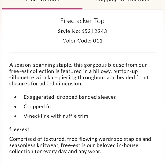 Free People Firecracker Blouse - Picture 3 of 9